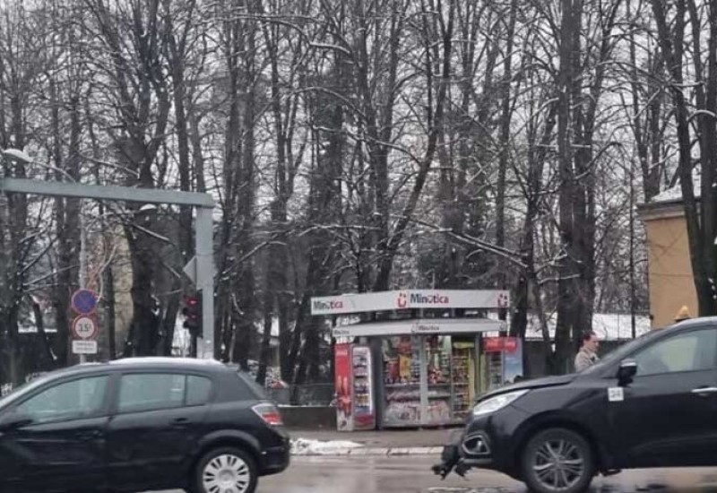 Sudar kod Narodnog pozorišta u Banjaluci