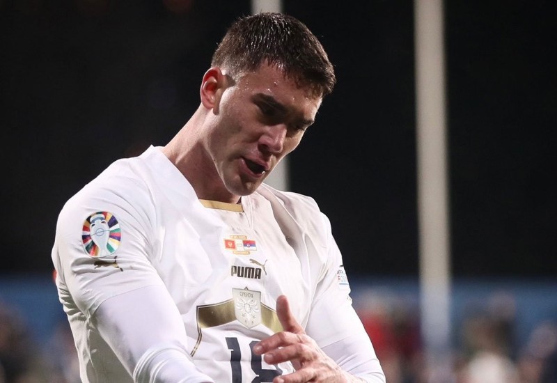 Dva gola Vlahovića: Srbija pobijedila Crnu Goru u Podgorici