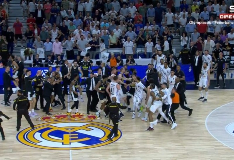 Oglasila se Evroliga nakon tuče košarkaša Partizana i Reala u Madridu