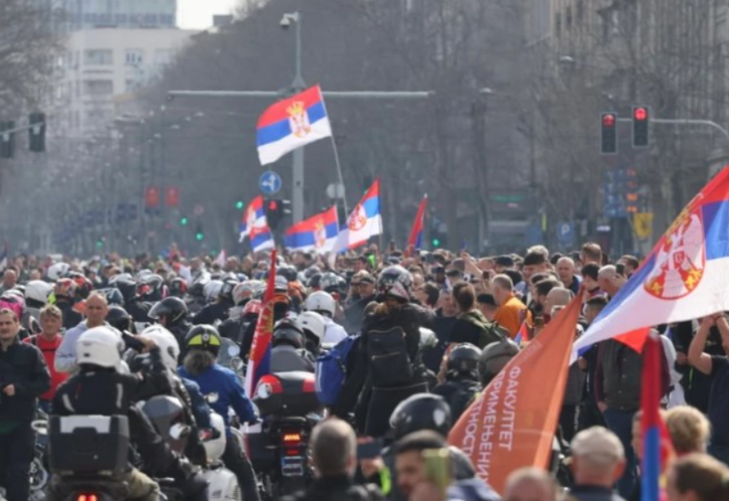 PROTEST STUDENATA U BLOKADI Skup "Vidimo se na Vidovdan" danas na Slaviji, nadležni pozivaju na suzdržavanje od nasilja