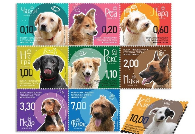 Ljubimci iz banjalučkog azila od danas na poštanskoj markici
