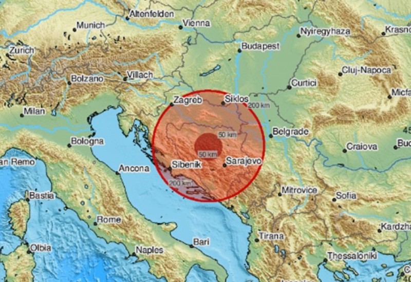 Jači zemljotres u  BiH, osjetio se i u Banjaluci