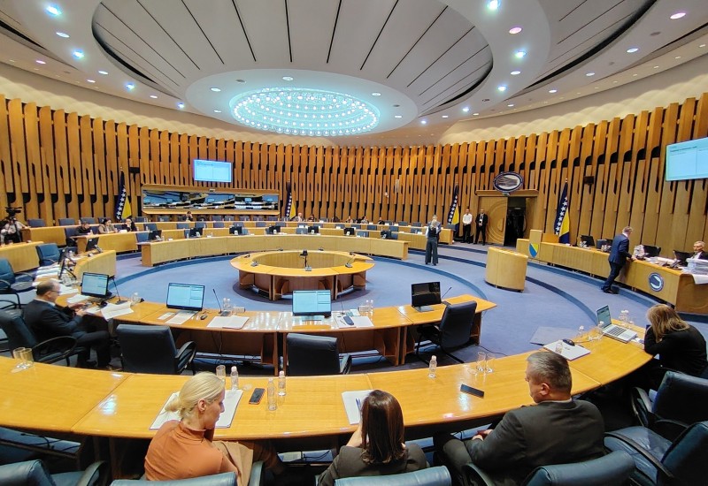 Zbog nedostatka kvoruma prekimnuta sjednica Doma naroda PS BiH