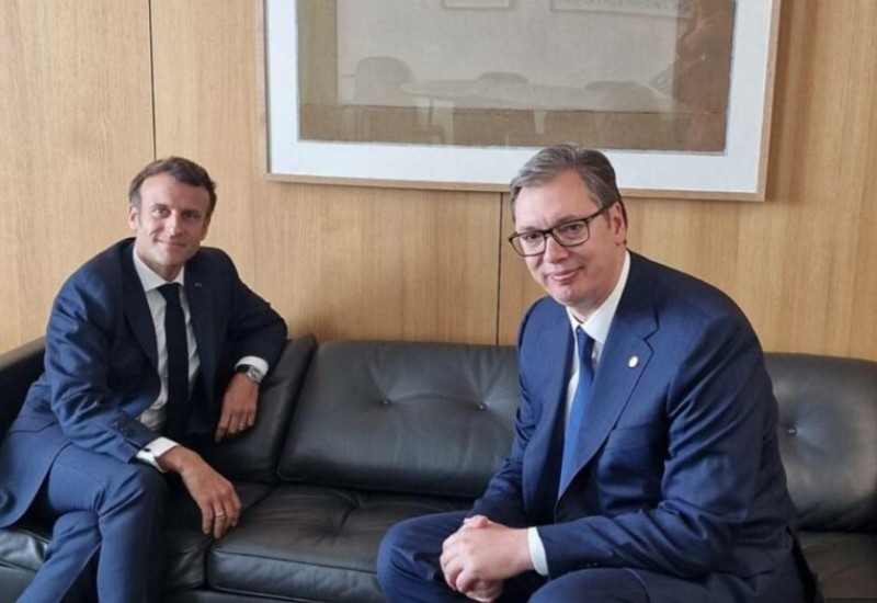"EU potrebna snažna Srbija" Makron i Vučić uoči sastanka u Beogradu