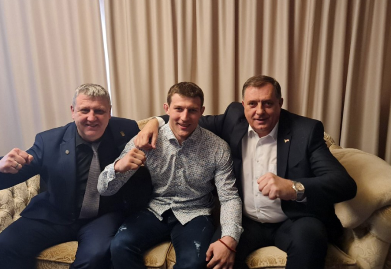 Ugodno druženje: Dodik i Majdov o unapređenju sporta u Srpskoj