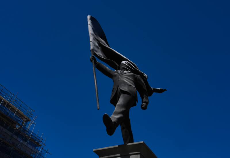 Benksi potvrdio da je iza statue u centru Londona
