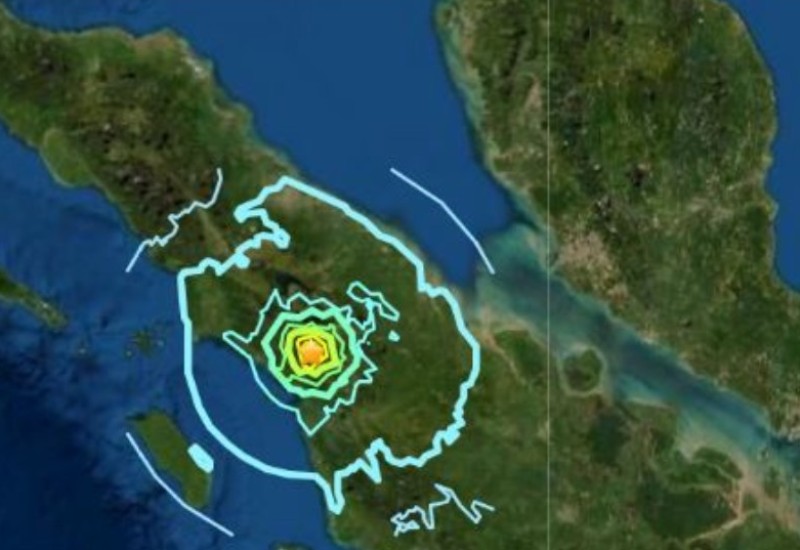 Jak zemljotres pogodio Indoneziju