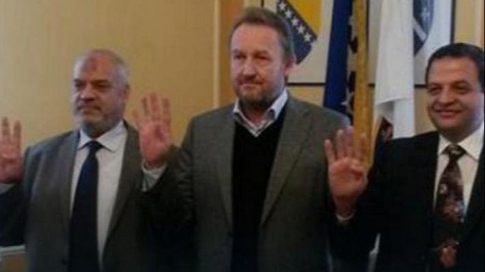 Izetbegović i članovi Muslimanskog bratstva